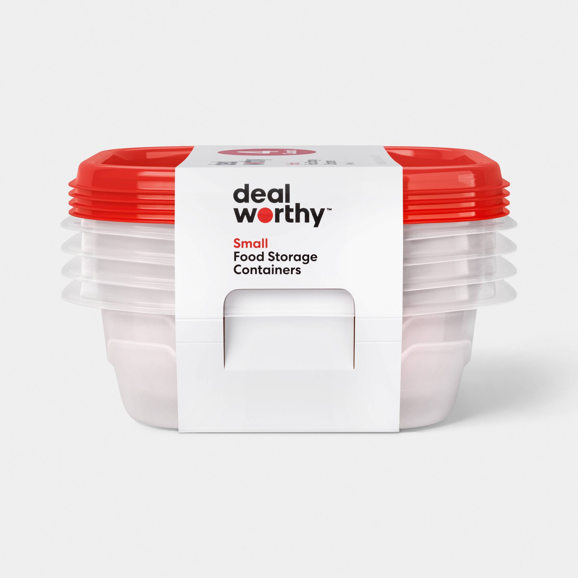 Meal Prep Containers - Contenitori per alimenti quadrati piccoli da
