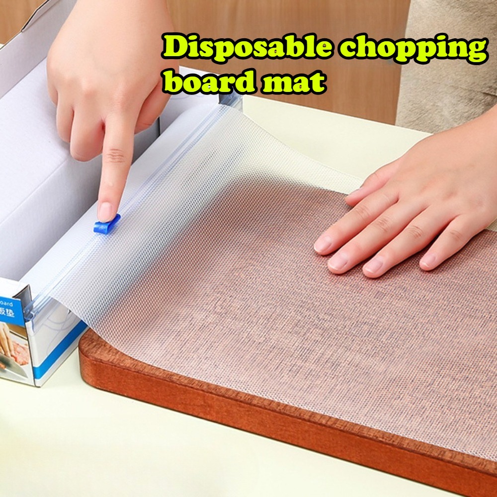 Food Prep Mat - Tappetini Monouso Antiscivolo per Tagliare, Carta