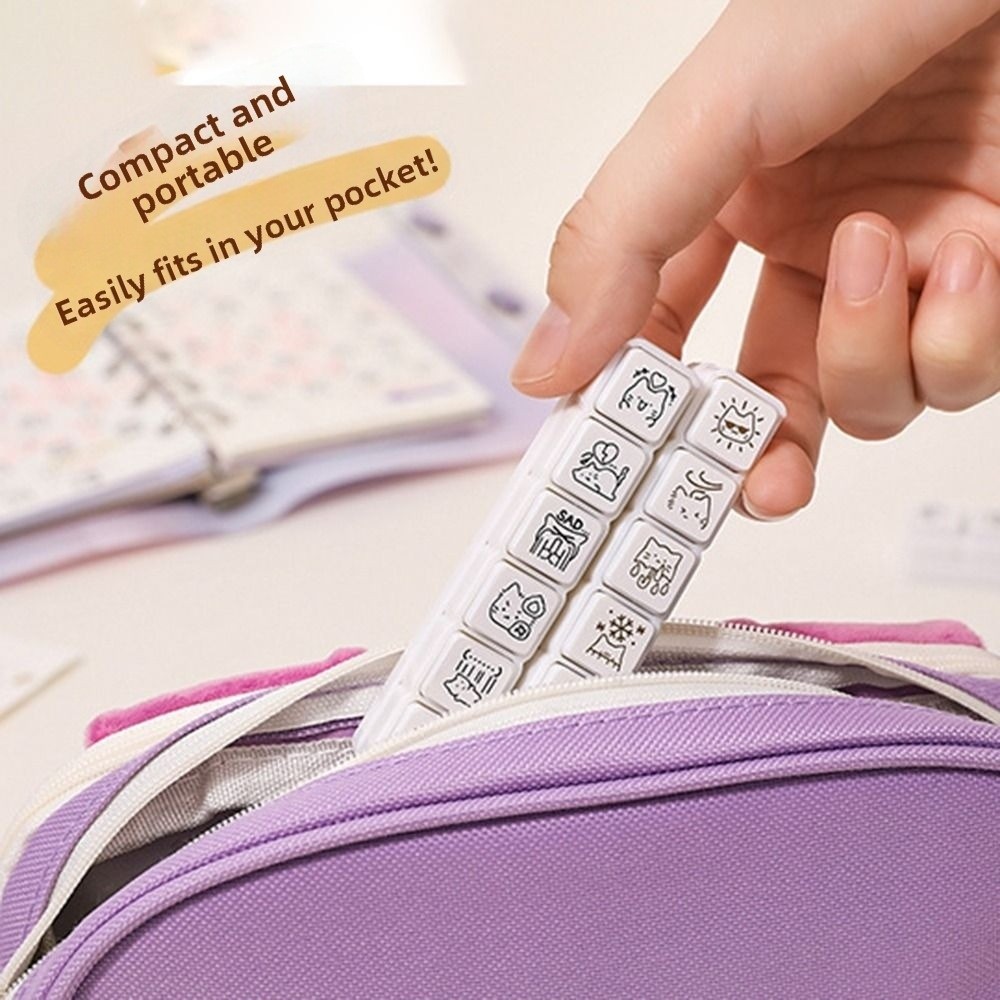 Serie Good Mood: Mini Timbri a - Meal Prep Notebook recensione e prezzo