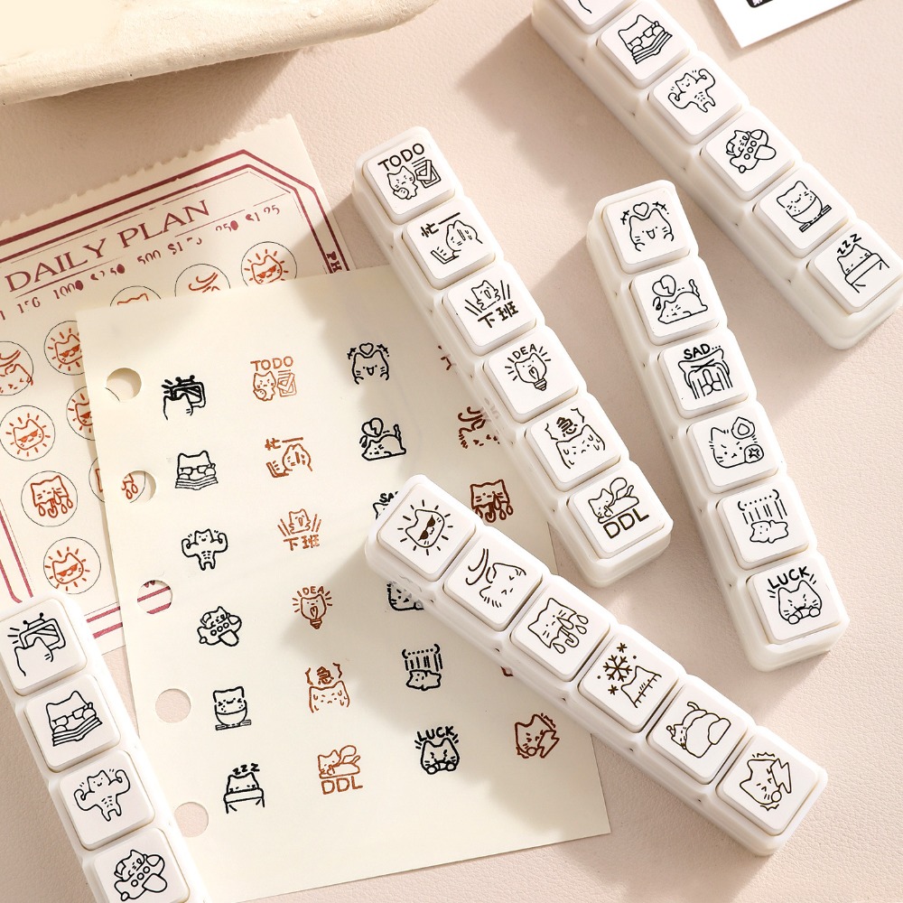 Serie Good Mood: Mini Timbri a - Meal Prep Notebook recensione e prezzo