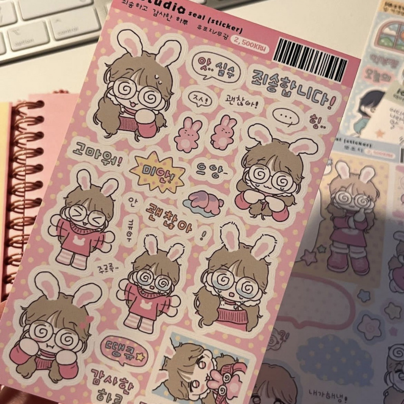 Adesivi coreani per ragazze ca - Meal Prep Notebook recensione e prezzo