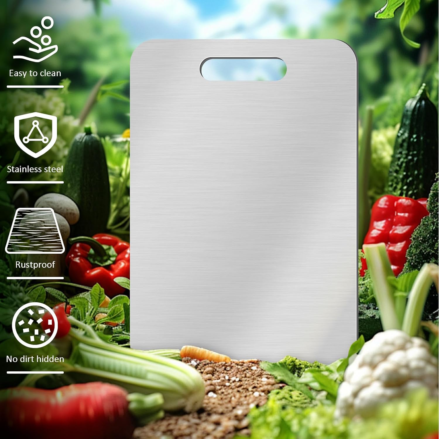 1 Pezzo di Tagliere a Doppia F - Food Prep Mat recensione e prezzo