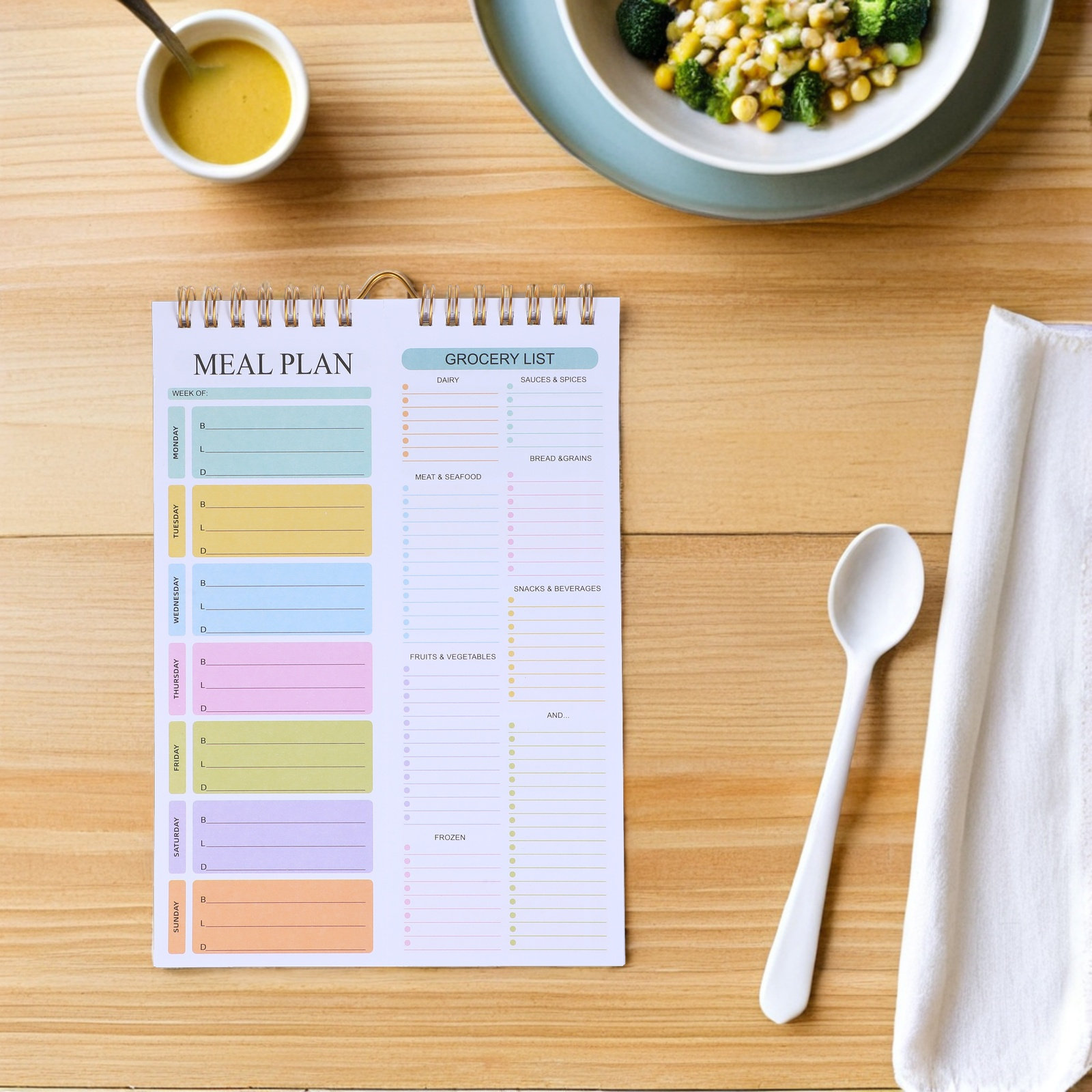 Quaderno per la pianificazione - Meal Prep Grocery List recensione e prezzo