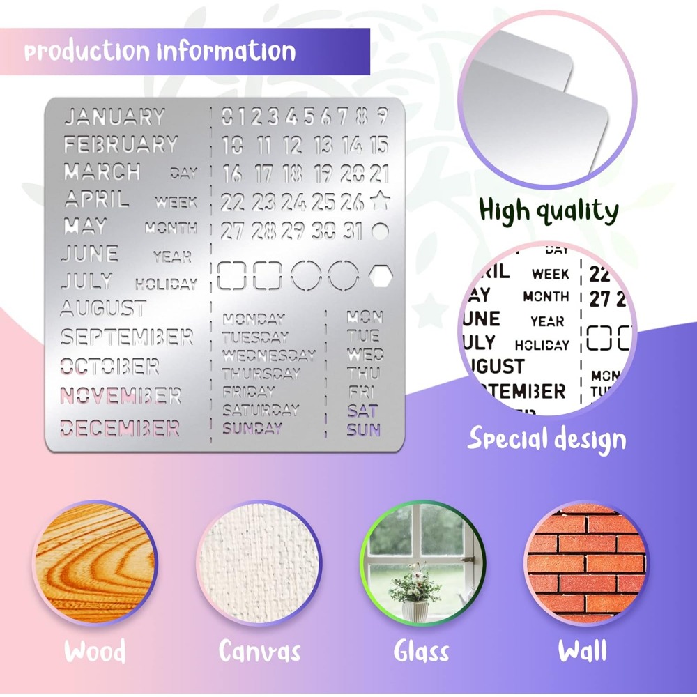 Stencil Calendario Modello di  - Meal Prep Notebook recensione e prezzo