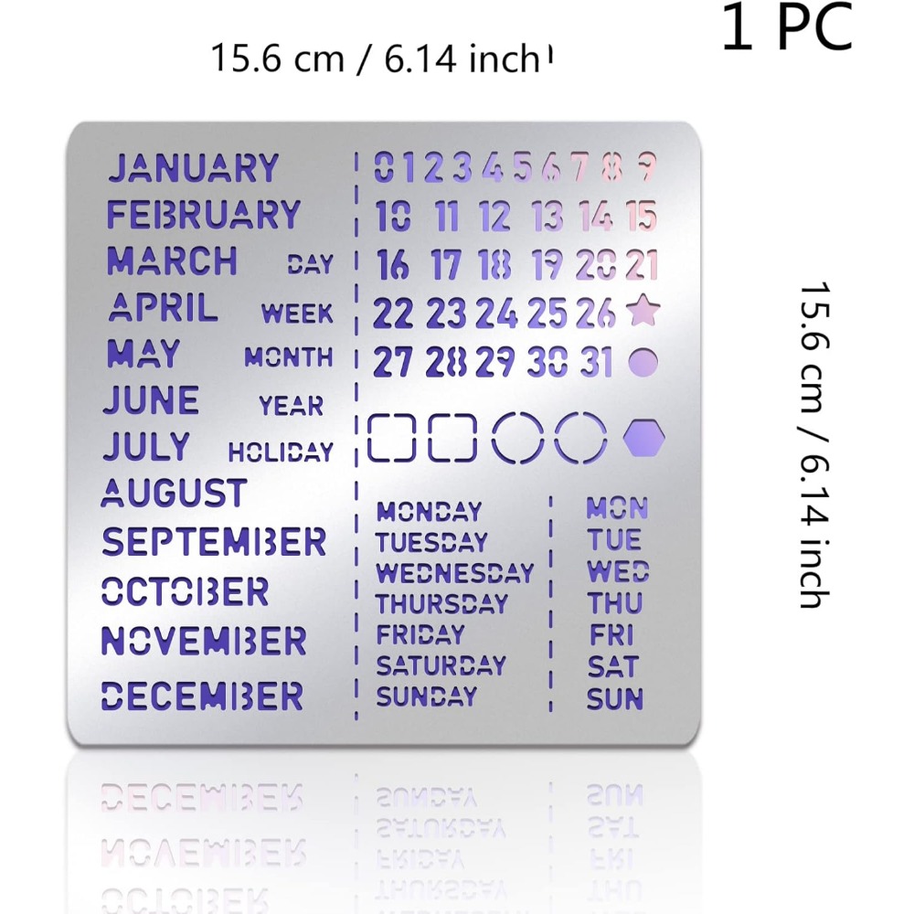 Stencil Calendario Modello di  - Meal Prep Notebook recensione e prezzo